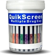 QuikScreen Multi 12 Drug Test Cup