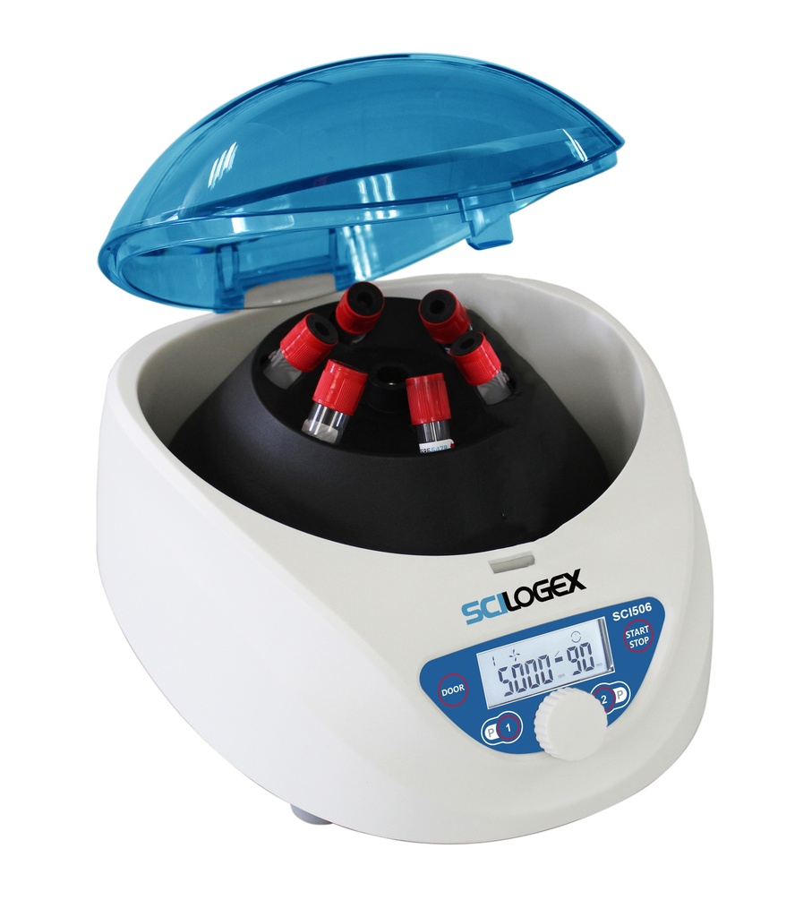 SCILOGEX SCI506 Clinical Centrifuge with 6 x 1.5mL to 15mL capacity, 300-5000rpm