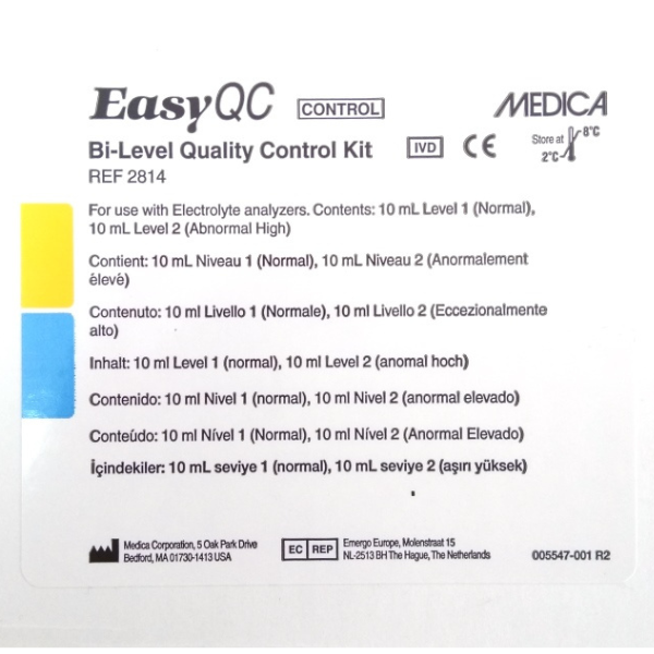 Medica EasyLyte Bi-Level QC Kit