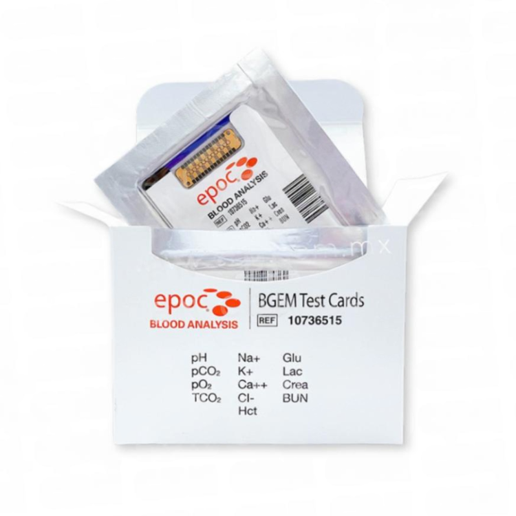 Siemens 10736515 EPOC BGEM BUN Test Cards, PKG/25 Tests