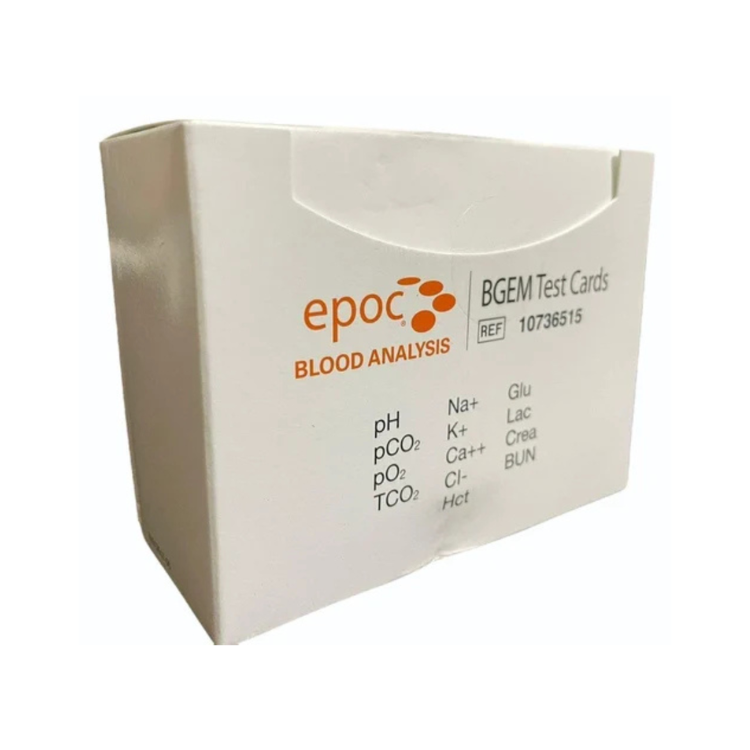 Siemens 10736515 EPOC BGEM BUN Test Cards, PKG/25 Tests
