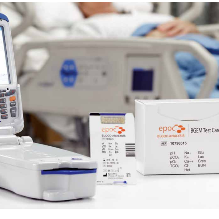 Siemens 10736515 EPOC BGEM BUN Test Cards, PKG/25 Tests