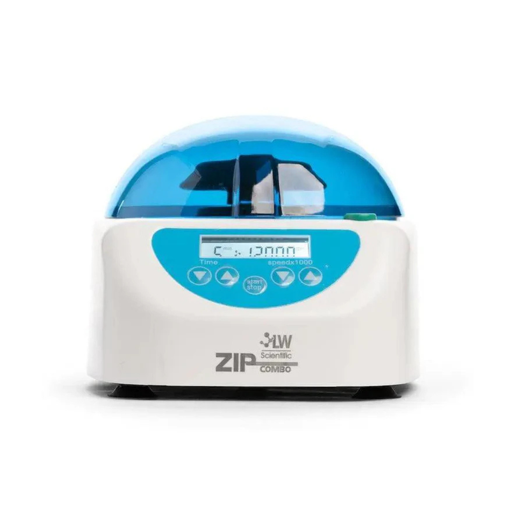 LW Scientific ZipCombo, with 6pl micro-tube rotor, 12pl crit rotor, and PCR strip rotor
