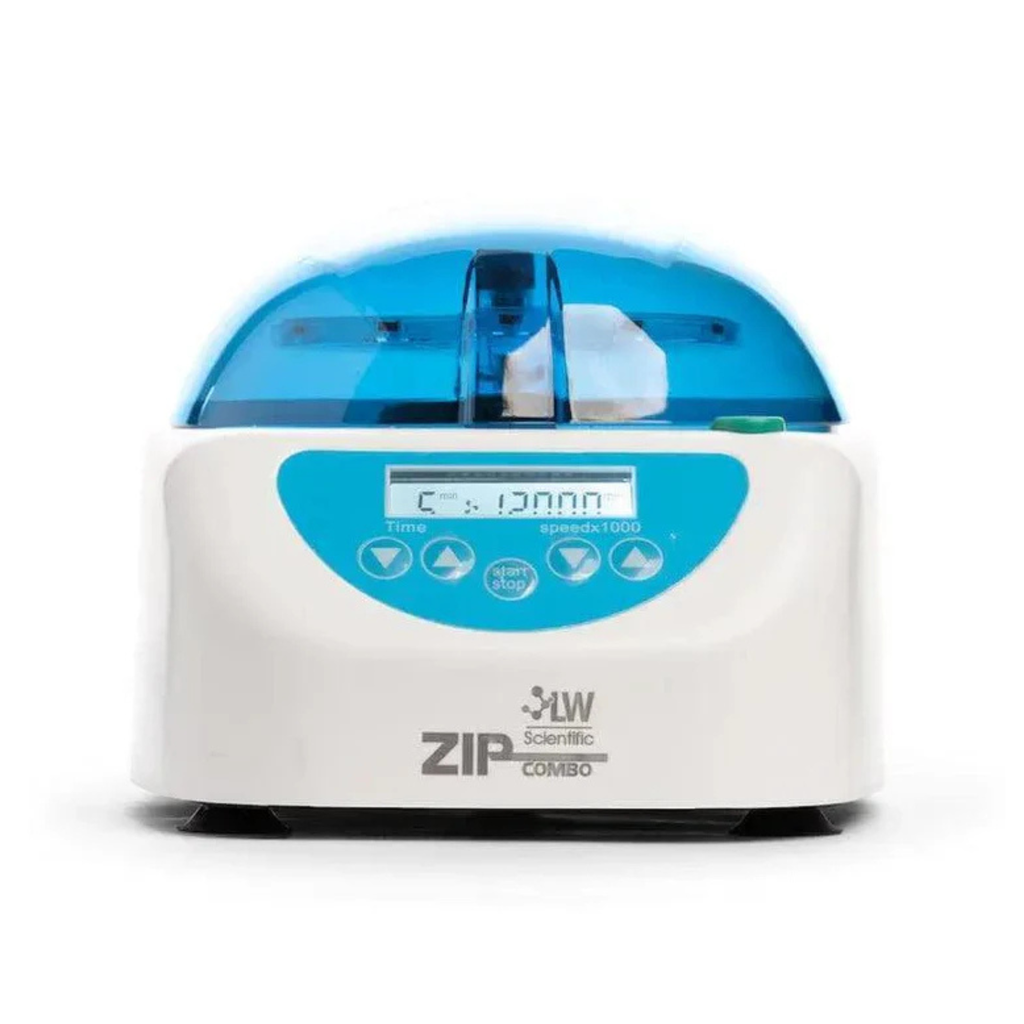 LW Scientific ZipCombo, with 12pl microhematocrit rotor (40mm capillary tubes)
