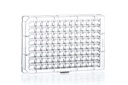 Greiner Bio-One 96W CrystalQuick™ RW (Round Wells) Protein Crystallization Plate, Low Birefringence, w/3 Round, Curved Bottom Crystallization Wells, Clear