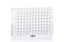 Greiner Bio-One 96W CrystalQuick™ LP (Low Profile) 96 well Protein Crystallization Plate, Low Birefringence, w/1 Square, Flat Bottom Crystallization Well, Clear