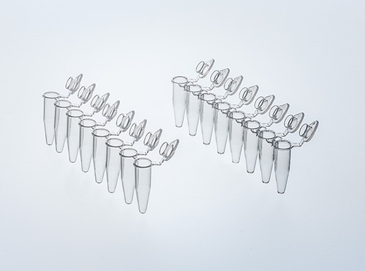 Greiner Bio-One Sapphire PCR 0.2ml strips, low profile clear, individual attached optical caPS for Real Time PCR