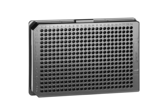 Greiner Bio-One Microplate 384W Small Volume™ HiBase Non-binding Plate, PS, 30 µL/well, Flat Bottom, Black