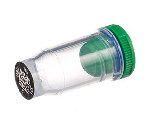 Greiner Bio-One Rack with 96 green-capped 300µl Cryo.s, Datamatri x barcode (generic 2D sequence)