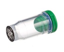 Greiner Bio-One Rack with 96 green-capped 300µl Cryo.s, Datamatri x barcode (generic 2D sequence)
