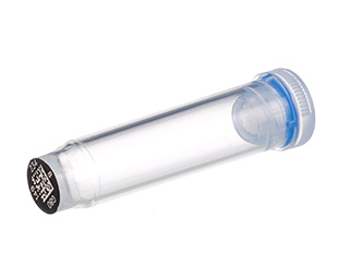 Greiner Bio-One Rack with 96 natural-capped 600µl Cryo.s, Datamatri x barcode (generic 2D sequence), sterile