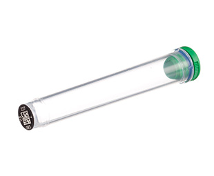 Greiner Bio-One Rack with 96 green-capped 1000µl Cryo.s, Datamatri x barcode (generic 2D sequence), sterile