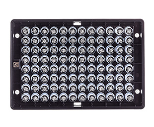 Greiner Bio-One Rack with 96 red-capped 1000µl Cryo.s, Datamatri x barcode (generic 2D sequence)