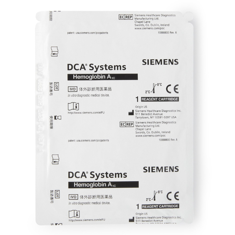 Siemens DCA 2000 Reagent Kit For HBA1C, CLIA Waived, 10/kit