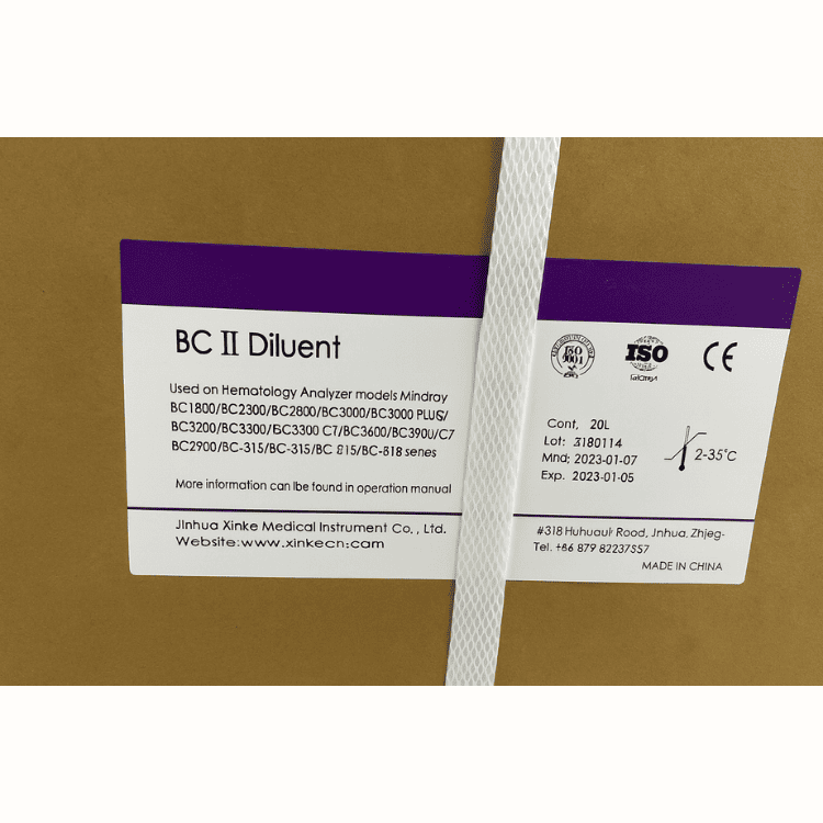 CDS Hematology Diluent for Mindray BC-2800, BC-3000, BC-3200, 20 Liters