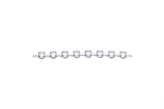 Greiner Bio-One PCR strip caps, domed lid, clear