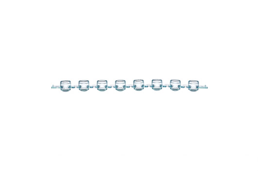 Greiner Bio-One PCR strip caps, domed lid, blue