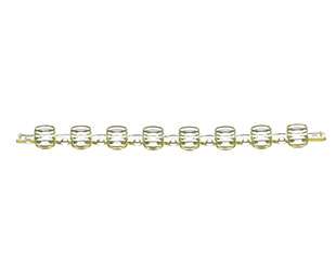 Greiner Bio-One PCR strip caps, domed lid, yellow