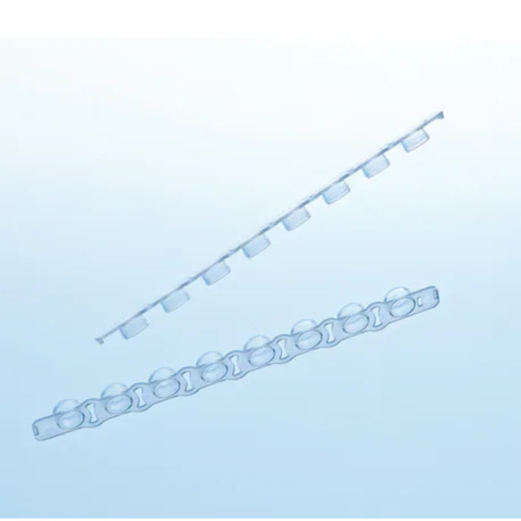 Greiner Bio-One Sapphire PCR flat strip caps, ergonomic, blue