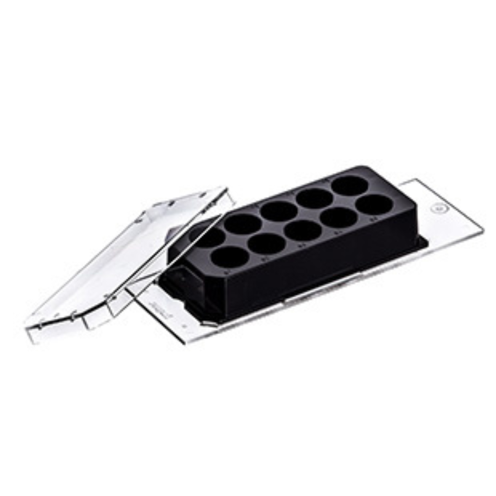 Greiner Bio-One Cellview Slide 10 Well, Sterile, TC, Sterile, glass bottom, 10 compartments, single packed