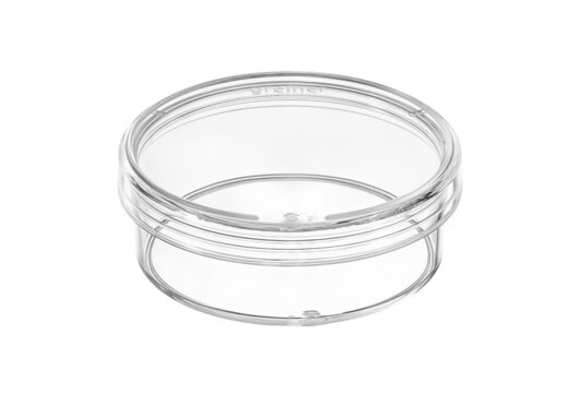 Greiner Bio-One Petri Dish, PS, 35 x 10 mm, 8.5 cm2, Sterile, Triple Vented