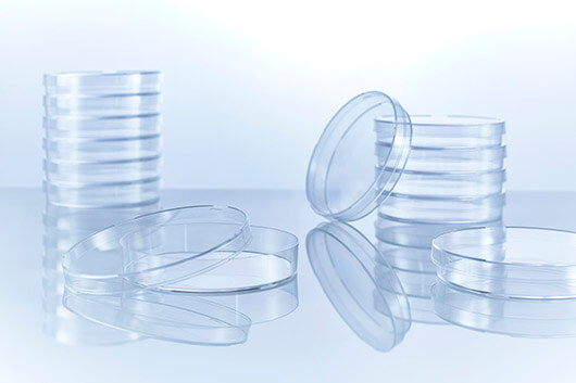 Petri dish, PS, 94x16mm, 57cm2, w/o Vents, Sterile, Case of 480