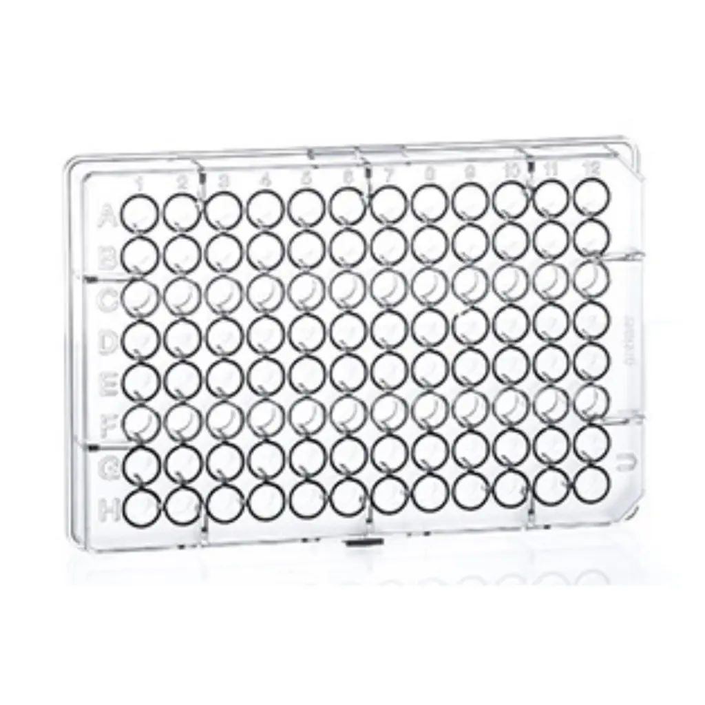 Greiner Bio-One Microplate 96W CellStar Plate, PS, Sterile, Round (U) Bottom, w/Lid, Clear