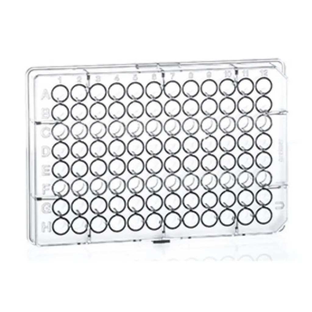 Greiner Bio-One Microplate 96W Cell-Repellent Plate, PS, Sterile, Round (U) Bottom, Clear, w/Lid