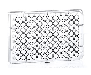 Greiner Bio-One Cell Culture Microplate 96W Cell-Repellent Plate, PS, Sterile, Round (U) Bottom, Clear, w/Lid