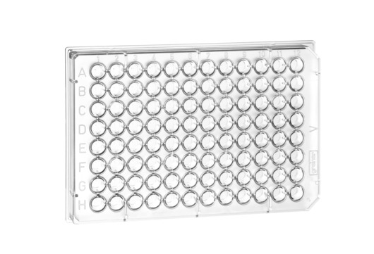 Greiner Bio-One Cell Culture Microplate 96W CellStar Plate, PS, TC Treated, Sterile, Conical Bottom, Clear