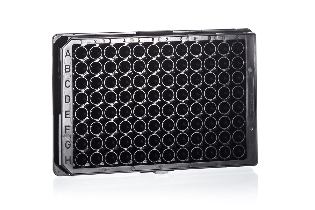 Greiner Bio-One Microplate 96W Plate, PP, Conical Bottom, Chimney Style, Black