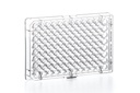 96W MICROLON 200 Plate, PS, Medium Binding, Flat Bottom, Chimney Style, Clear, Case of 40