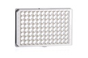 96W LUMITRAC 600 Plate, PS, High Binding, Flat Bottom, Chimney Style, White uClear, Case of 40
