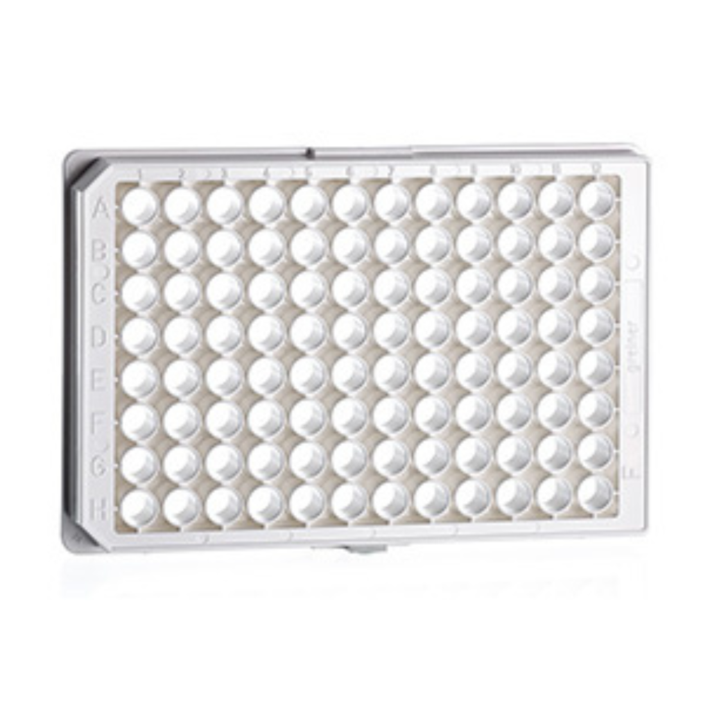 96W LUMITRAC 200 Plate, PS, Medium Binding, Flat Bottom, White uClear, Case of 40