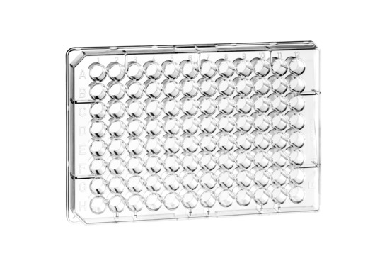 Greiner Bio-One Cell Culture Microplate, 96 Well, PS, F-Bottom, (Chimney Well), Clear, Cellstar®, TC, Sterile, 5 Pcs./Bag