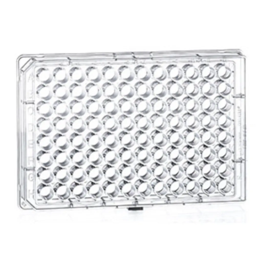 Greiner Bio-One Cell Culture Microplate 96W CellStar Plate, PS, TC Treated, Sterile, Flat Bottom, Chimney Style, Clear, w/Lid