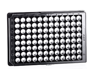 Greiner Bio-One Cell Culture Microplate 96W CellCoat Poly-L-Lysine Plate, PS, Flat Bottom, Chimney Style, Black μClear, w/Lid