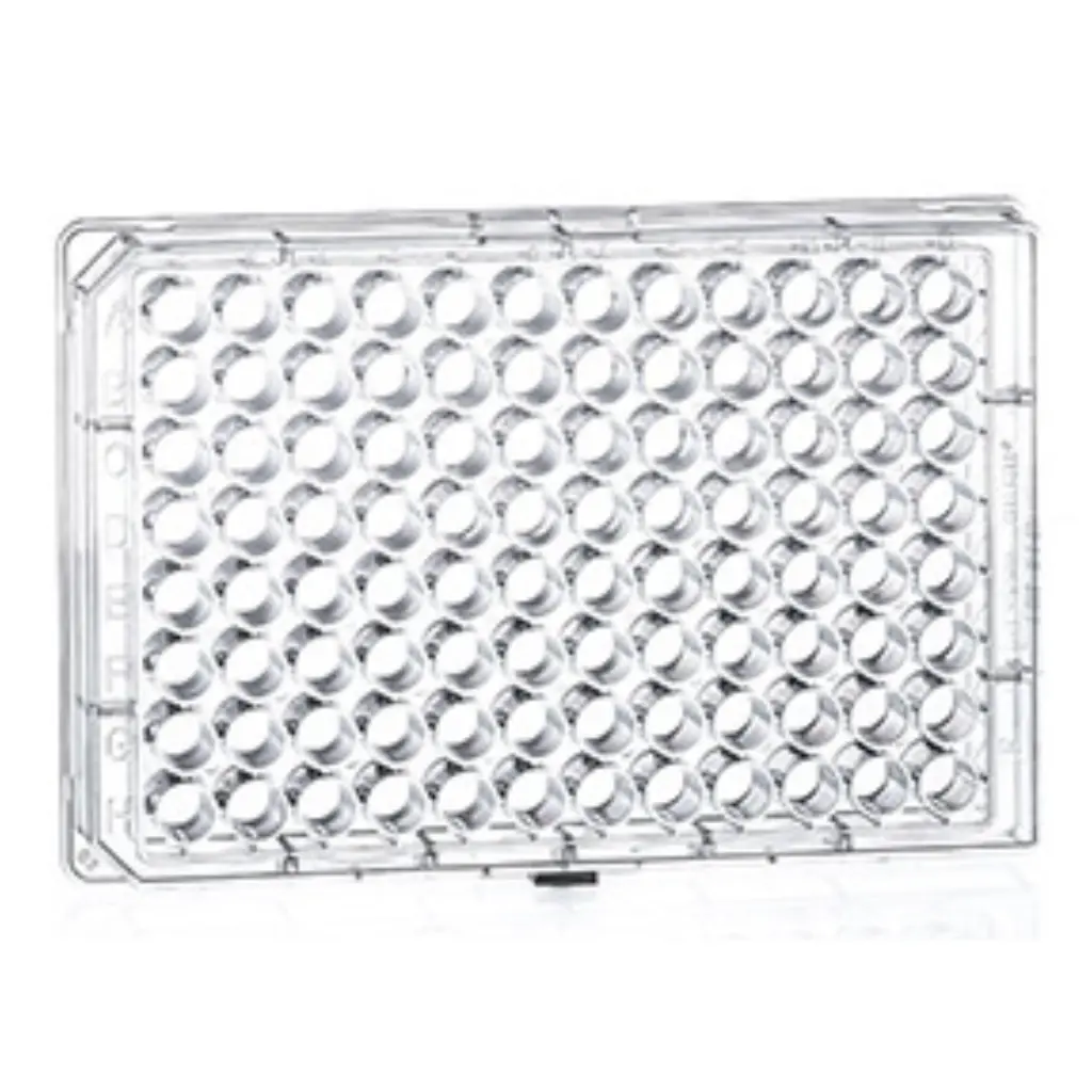 Greiner Bio-One Cell Culture Microplate 96W CellCoat Poly-D-Lysine Plate, PS, Flat Bottom, Chimney Style, Clear, w/Lid