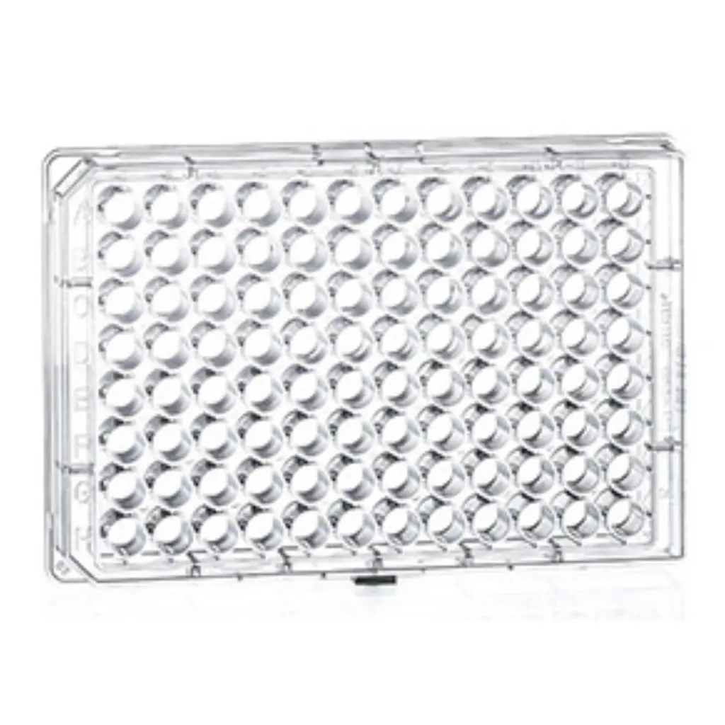 Greiner Bio-One Cell Culture Microplate 96W CellCoat Collagen Type I Plate, PS, Flat Bottom, Chimney Style, Clear, w/Lid