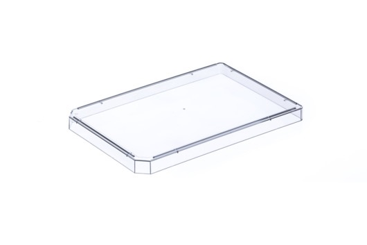 Microplate Lid, PS, Standard Height, Clear, Case of 100