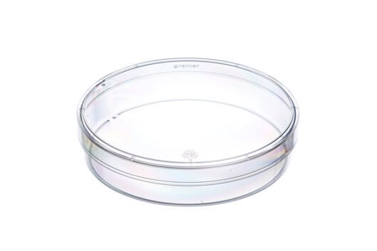 Petri Dish, PS, 100x20mm, 58cm2, Multiple Vented (6), Case of 360