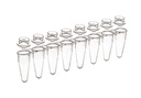 Sapphire PCR 0.2ml strips, low profile clear, individual attached optical caps for Real Time PCR, Case of 1200