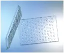 96W IMP@CT Protein Crystallization Plate - Low Profile, PS, Conical wells w/Flat bottom, Clear, Case of 80