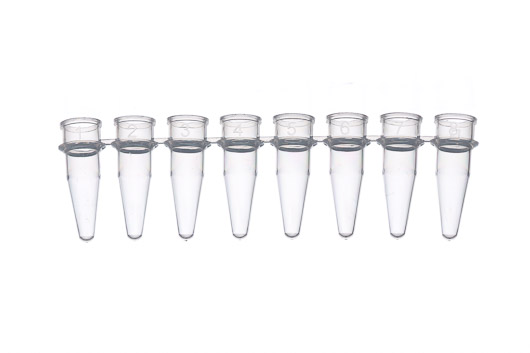 PCR 0.2ml strip tubes, clear, Case of 1250