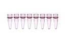 PCR 0.2ml strip tubes, red, Case of 1250