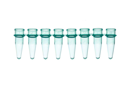 Greiner Bio-One PCR 0.2ml strip tubes, green