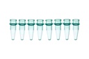 Greiner Bio-One PCR 0.2ml strip tubes, green