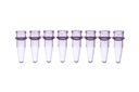 PCR 0.2ml strip tubes, violet, Case of 1250