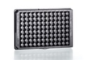 Greiner Bio-One Cell Culture Microplate 96W Half Area CellStar Plate, PS, TC Treated, Sterile, Flat Bottom, Chimney Style, Black µClear, w/Lid
