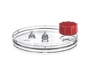 Celldisc, 1 layer, 250 CM2, PS, Clear, TC, standard screw cap red, sterile, Case of 8